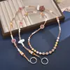 Bolso Bandolera de Cadena de Vidrio con Abalorios de Estrella de Cinco Puntas de Lujo Ligero Cadena de Repuesto Llavero Colgante Lanyard para Teléfono Accesorio de Cadena para Colgar