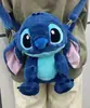 Mochila de Pelúcia Cartoon Stitch Mochila Fofa Personalizada Nova Bolsa de Boneca 2024 Presente de Aniversário