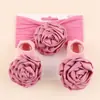 Set de Diademas y Calcetines de Nailon para Bebés Recién Nacidos Diademas de Nailon para Niñas Bebés Accesorios para el Cabello para Niños Pequeños