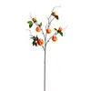 Galhos de frutas artificiais altamente realistas, plantas verdes, macieiras para jardinagem, paisagismo e decoração de pousadas, hotéis e vitrines