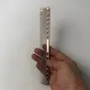 Peine de Aluminio Especial para Espacio Transfronterizo Peine de Estilismo para Hombres Dientes Finos Peine de Corte de Pelo Peine de Corte Recto para Cortar el Pelo