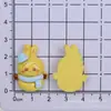 Juguete de Comida de Dibujos Animados Brillante Conejito Pastel Accesorios de Resina Pegamento de Crema Funda de Teléfono DIY Llavero Accesorios para el Cabello Cuerda para el Cabello