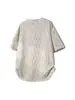 Camisa de verano para hombre 2026, nueva, estilo americano, holgada, con cuello Henley, de manga corta, a cuadros, marca de moda, básico para jóvenes, camiseta