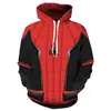 Cárdigan con capucha de punto deportivo con estampado digital 3D Expedition ZZ para cosplay de los Vengadores de Marvel