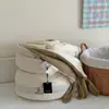 Capa de edredom CELING estilo coreano, algodão puro, jacquard colorido em gaze, adequada para camas de solteiro ou casal, lavável à máquina, com pequenas orelhas decorativas, ideal para primavera e outono