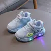 Zapatos Deportivos para Correr Ligeros, Transpirables, de Malla, Suela Suave, Antideslizantes, Luminosos, para Niños y Niñas Pequeños, Zapatos Casuales para Caminar