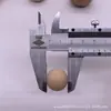 Bolas de Madeira Maciça de Faia, Cor de Madeira Natural, Contas de Madeira Grandes, DIY Feito à Mão, Podem Ser Furadas, em Estoque, Contas de Madeira na Cor de Madeira Natural