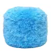 Veludo cristal fio de pelo sintético imitação de vison cachecol tecido à mão com penugem de Fênix fio de lã e pelo de espessura média