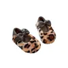 Zapatos Peludos para Niñas Colección Otoño/Invierno 2026, Zapatos de Algodón para Exteriores con Forro de Felpa para Bebés y Niños Pequeños, Mocasines de Princesa con Lazo para Bebé