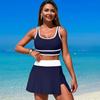 Secagem Rápida Novo 2026 Biquíni Fonte Termal Feminino Praia Esportes Saia Transfronteiriço Duas Peças Roupa de Banho Huludao Roupa de Banho Atacado