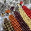 Extensões de Cabelo Onda Profunda de Cabelo Cru, Pacotes de Cabelo, Cabelo Humano Real, Trançando Cabelo Humano