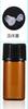 Botella de aceite esencial de vidrio marrón de 1-5 ml, con tapón interior, muestra, prueba de embotellado, subembotellado de viaje, disponible transfronterizamente.