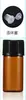 Frasco Transfronteiriço 1ml 2ml 3ml 5ml Frasco de Vidro Marrom para Óleo Essencial com Rolha Interna Frasco de Amostra Frasco para Engarrafamento Teste de Engarrafamento