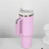 Taza Termo Personalizada de 40 oz Acero Inoxidable 304 Aislamiento Térmico Simple Gran Volumen Taza para Coche Taza con Popote para Estudiante Taza para Coche