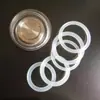 Anillo de sellado de silicona de grado alimenticio con tapa para termo de vidrio y plástico, alfombrilla, anillo a prueba de fugas, accesorios universales