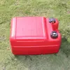 Tanque de Combustível Externo para Motor de Popa 12L 24 Litros Antiestático Tanque de Combustível Reserva Tambor Universal para Mar