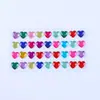Adesivos decorativos de pérolas coloridas de amor para crianças, autoadesivos para rosto e sobrancelhas, adesivos de carro de pérolas feitos à mão DIY