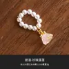Cadena de Cuentas de Cristal de Fábrica Estilo Chino Colgante para Juego de Té Cuerda para Tapa de Tetera Púrpura Accesorios Retro para Ceremonia del Té Decoración de Tetera