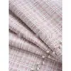 Ropa estilo Chanel, Tejido de Tweed de Lana Gruesa, Chaquetas, Vestidos, Zapatos, Cojines, Ramos, Empaque, Telas de Arte Floral