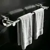 Toallero de acero inoxidable 304 para baño, instalación sin taladro, móvil, barra de toalla individual minimalista montada en la pared para baño y inodoro