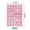DIY Transfronteiriço Mais Vendido 26 Letras Inglesas Pó Glitter Logotipo Bordado Gravação Filme Combinação Livre Patch de Tecido Fábrica Agora