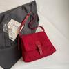 Bolso Mensajero Vintage Marrón para Mujer de Gran Capacidad 2024 Nuevo Otoño e Invierno Nicho de Alta Gama para Viajero Bolso Tote Cruzado