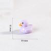 Micro Paisagem Cor Cartoon Banheiro Pato Artesanato de Resina Carro Desktop Pequenos Enfeites Decorações Criativas Acessórios