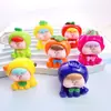 Acessórios de Resina 3D Frutas Multimeninas Quarta Geração DIY Micro-Paisagem Chaveiro Carro Transmissão Ao Vivo Saco Surpresa Jogo de Combinar