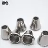 Suministro spot 6mm campana de cuerno plástico ABS galvanizado hebilla de cuerda imitación metal 6mm plástico pistola Campana Negra