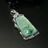 Passepartout de Bambú Esmeralda Tubo de Bambú Cuarcita Verde Completo Pulsera de Pareja Pixiu Transmisión en Vivo