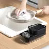 Herramienta para Lavar Platos de Cocina Transfronteriza, Espumador de Jabón para Platos Tipo Presión, Jabonera Multifuncional, Estante de Almacenamiento para Suministros de Limpieza
