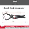 Fabricantes de chave de grade de óleo tipo braçadeira atacado chave de filtro de óleo máquina de desmontagem de elemento de filtro ferramenta de reparo automático