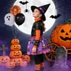 Falda de tutú para niñas europeas y americanas, superventas transfronteriza de Halloween para niños, falda corta con estampado de fantasmas y linternas de calabaza 22