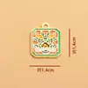 Llavero colgante de dragón que gotea aceite, accesorios, pasador, broche, adornos, joyería del zodiaco del Año del Dragón 2024, aleación, DIY