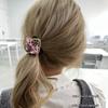 Serie Conejo Dulce y Genial ~ Horquilla de Cuerda para el Cabello con Textura Retro con Incrustaciones de Diamantes, Banda de Goma, Coleta, Flequillo, Accesorios para el Cabello