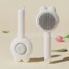 Nuevo Peine para Mascotas Elimina Pelo Suelto Peine de Limpieza Peine Redondo Automático para Eliminar Pelo Perro Gato Universal Suministros de Limpieza para Mascotas