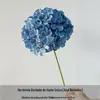 Azul Celeste Flor de Casamento Flor Artificial Atacado Buquê Azul Claro Decoração de Salão de Casamento Palco Guia de Estrada Base Flor Flor Artificial