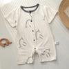 Chengbao Ropa de Bebé Verano Ropa Modal de Manga Corta Mameluco Delgado para Bebé Recién Nacido Niño y Niña Ropa para Gatear Pijama