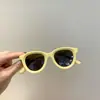 Gafas de sol infantiles de colores dopamina para niños y niñas, Gafas de sol de moda con protección solar para niños