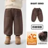 Pantalones Deportivos de Forro Polar para Niños para Otoño e Invierno, Ropa Nueva para Niños, Pantalones de Chándal para Niños Pequeños, Moda de Otoño para Niños