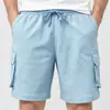 Pantalones cortos de trabajo para hombre estilo americano de cinco puntos, de tiro medio, corte holgado, transpirables, multibolsillos, casuales, deportivos, shorts de playa, transfronterizos de Amazon