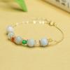 Pulsera Aiyu de Jade Natural Birmano Grado a para Mujer Joyería Vintage al Por Mayor Dropshipping S3120710