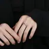 Anillo de Conejo Lindo de Plata de Ley 925 para Mujer 2023 Nuevo Modelo Año del Conejo Anillo Abierto Joyería Simple de Alta Gama