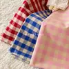 Algodão Colorido Lavado Yangchun Xadrez Cor Super Bonita Xadrez Grande Feminino Infantil Decoração DIY Casa Pijama