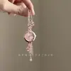 Pulsera de reloj floral de estilo francés de lujo ligero con incrustaciones de diamantes, pulsera versátil personalizada de alta gama de nicho, joyería vintage para mujer con temperamento