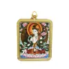 Nuevo Estilo 2025 Thangka Pequeño, Fundido en Caliente en Nepal y Tíbet, Thangka Completamente Pintado a Mano, Tara Blanca Núcleo de Tarjeta 4*5