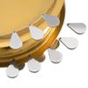 Acero Inoxidable Gotas de Aceite Colgante Pequeño con Agujeros Gotas de Agua Pendientes Diy Accesorios para Tocados Tocados Collares Colgante