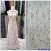 Vestido Moderno Francés Bordado con Lentejuelas Vestido de Boda Tela de Encaje Lentejuelas Nupciales Tela de Encaje