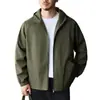 Chaqueta Casual para Hombre de Gran Tamaño, Estilo Nuevo Otoño 2026, Ligera para Negocios, Talla Extra Grande y Corte Holgado, Cómoda, Estilo Japonés y de Hong Kong