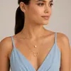 Colgante de amor de perla nueva europea y americana transfronteriza de metal, collar multicapa apilado para mujer, collar largo de temperamento, lote de joyería